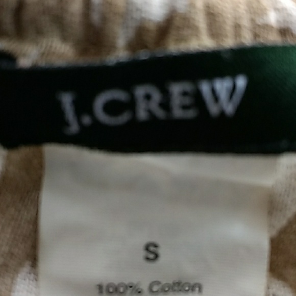 J.Crew printed tank with tie waist Small - Picture 2 of 4